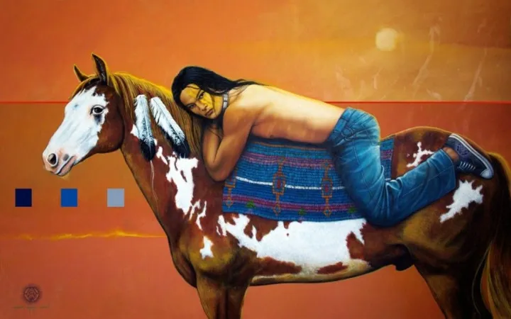 THE HOUSE OF THE RISING SUN PAINTING, œuvre de Victor Crisostomo