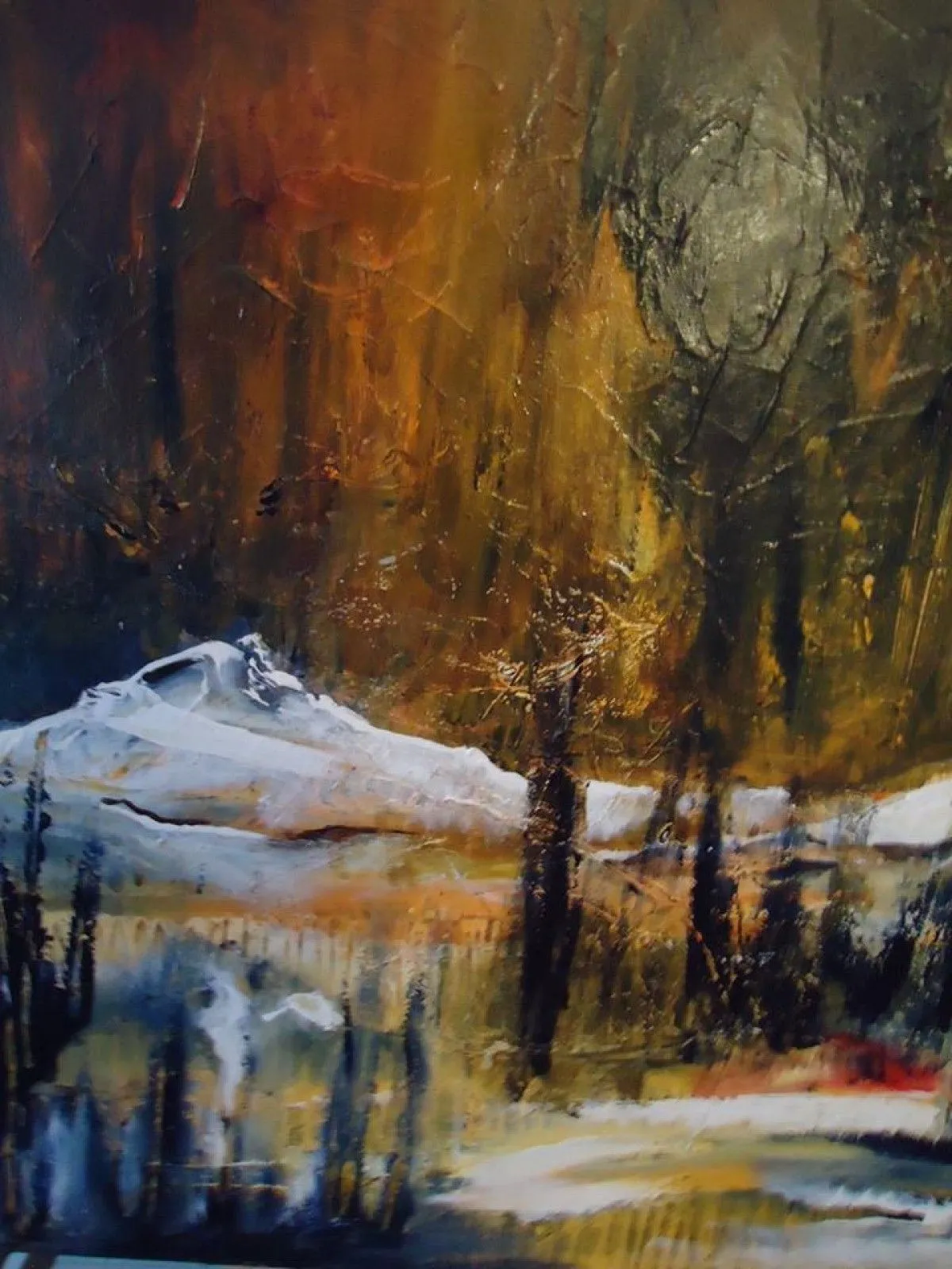 ciel de feu, œuvre de Isabelle Turcot