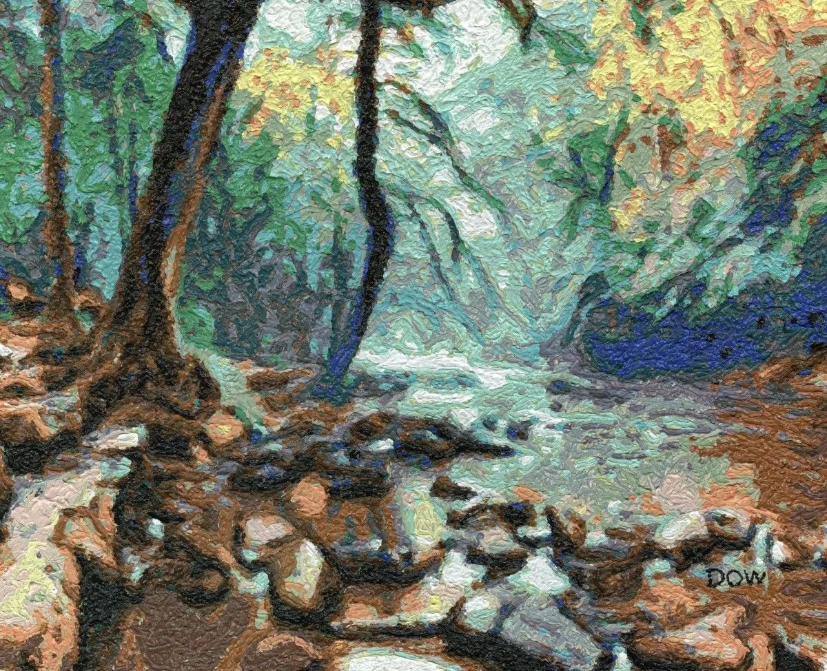 Dick's Creek, œuvre de Dow Thompson
