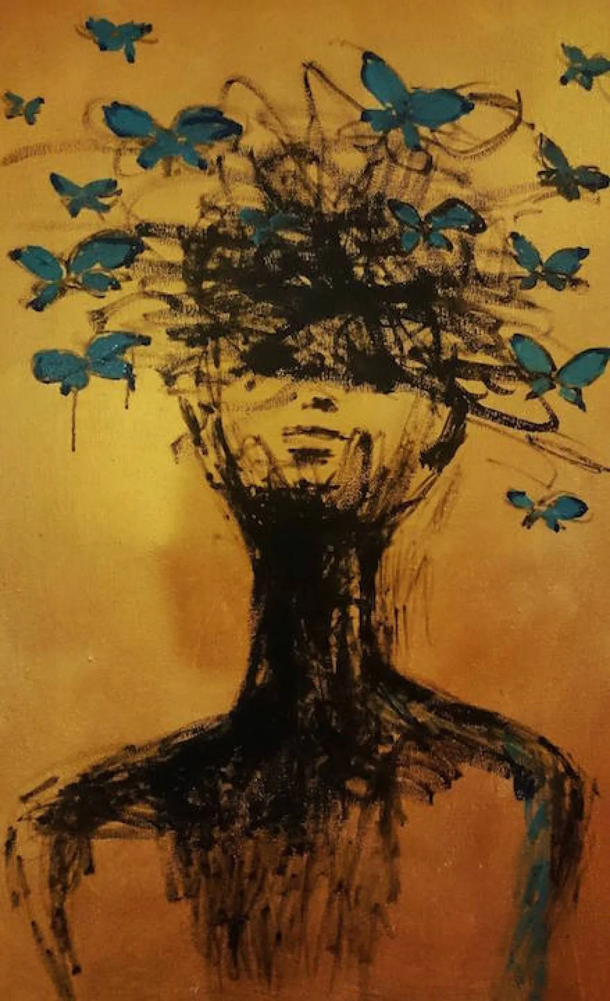Set your butterflies free, artwork by Maiko Jimsheleishvili