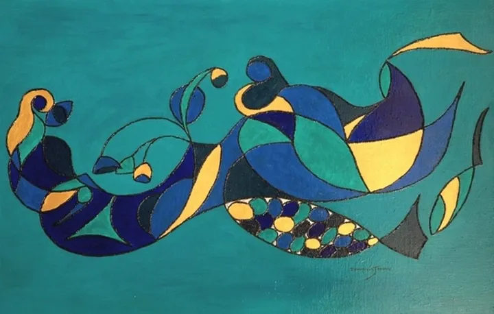 LIANE OCEANE / OCEAN CREEPER, artwork by Dominique JOYEUX