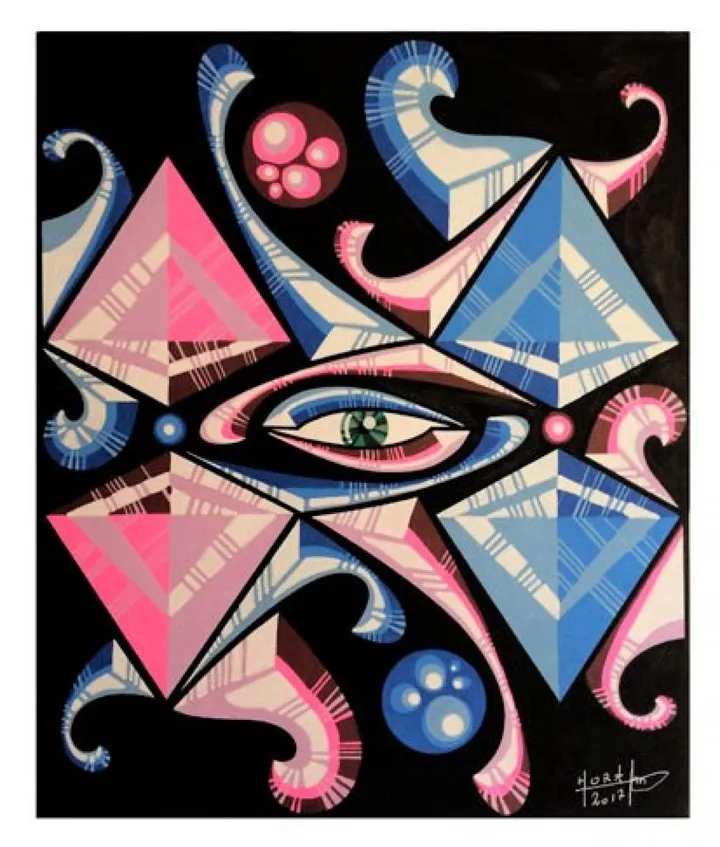 Regard Croisé, artwork by frederic hora