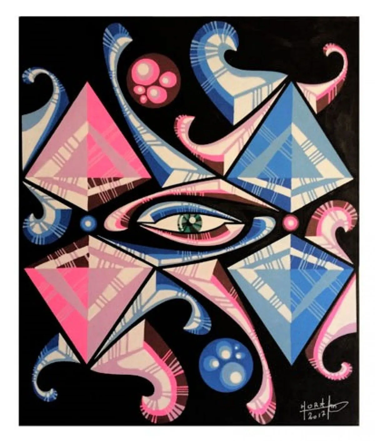 Regard Croisé, artwork by frederic hora
