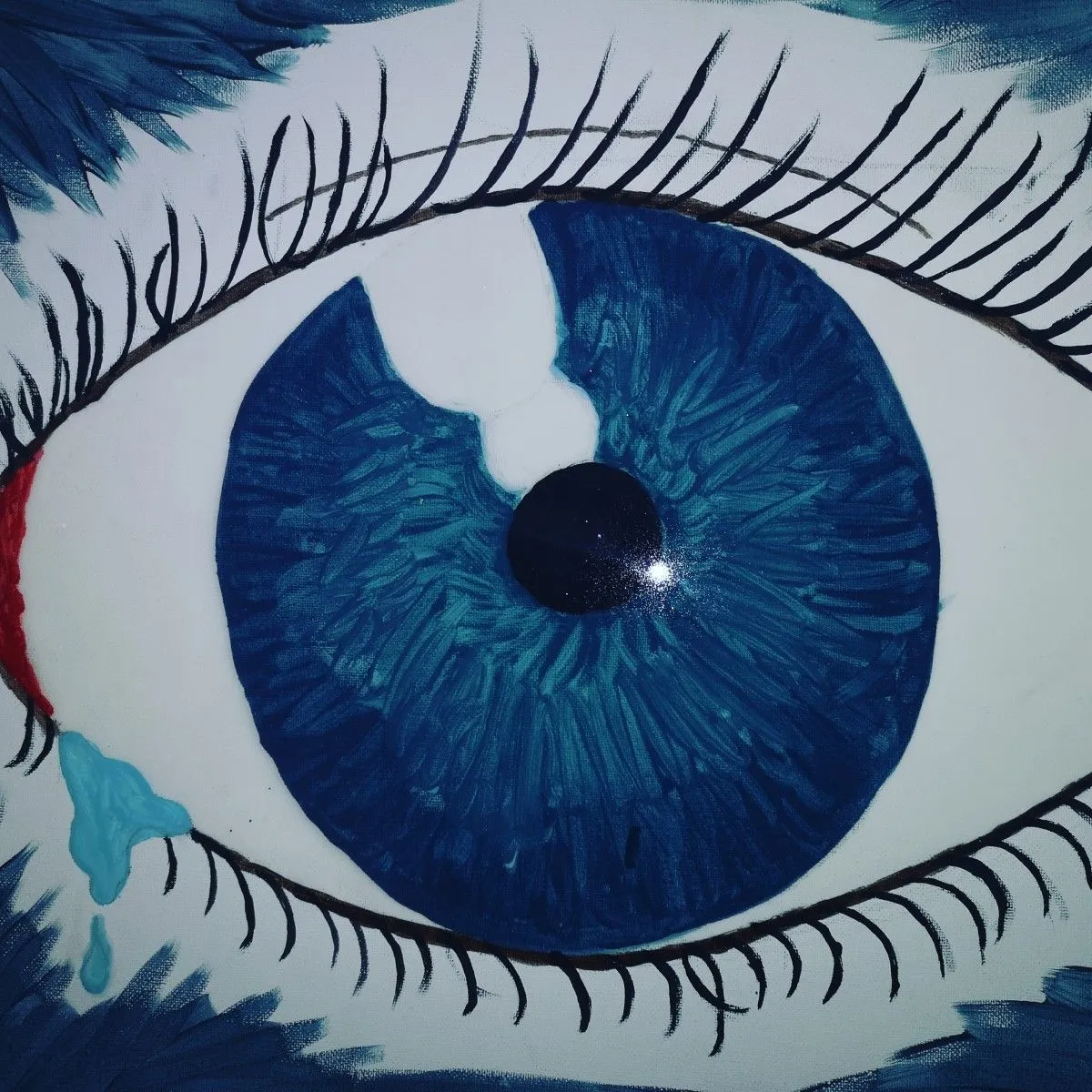 Look into my eyes, œuvre de nadine lea