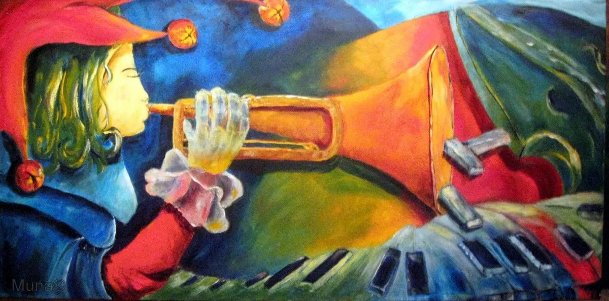 Ménestrel, artwork by Muna Brière