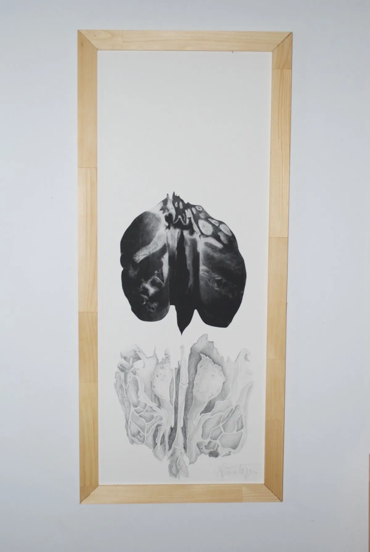 Entre les yeux, artwork by Amélie Lamontagne