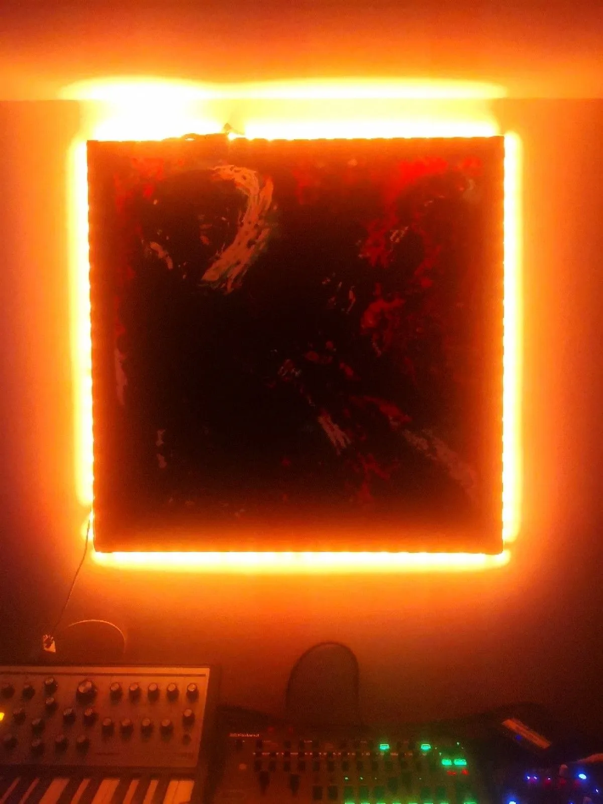 jimi hendrix, lumière électrique, œuvre de Alain HALTER