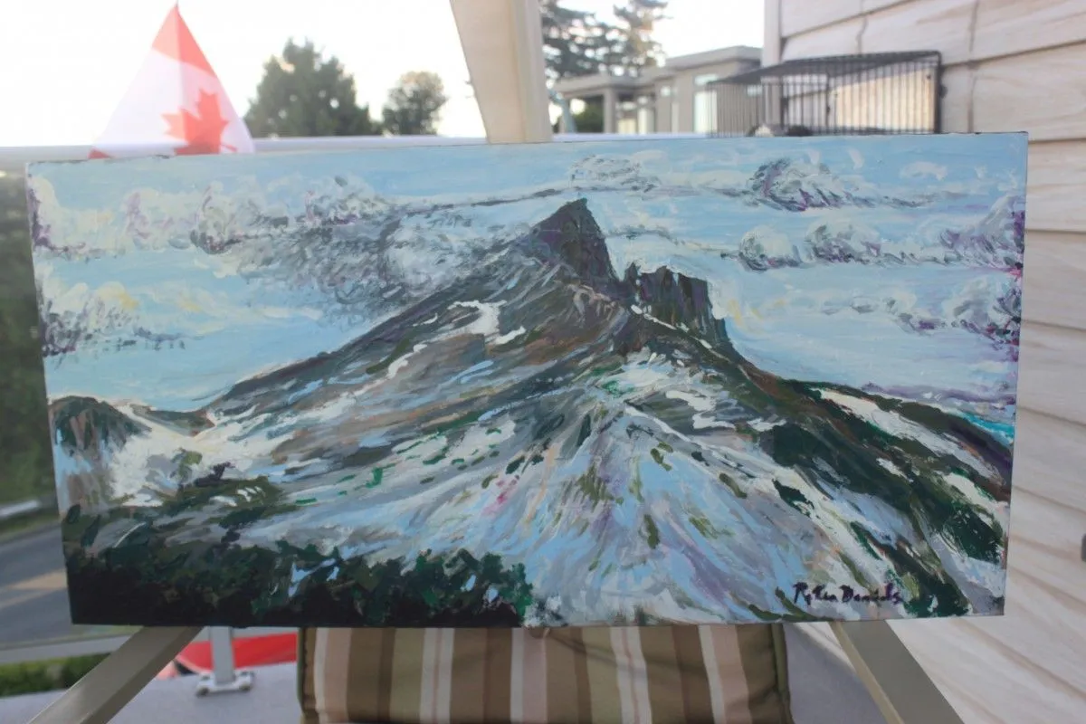 Black Tusk, Whistler, B.C., œuvre de Peter Daniels