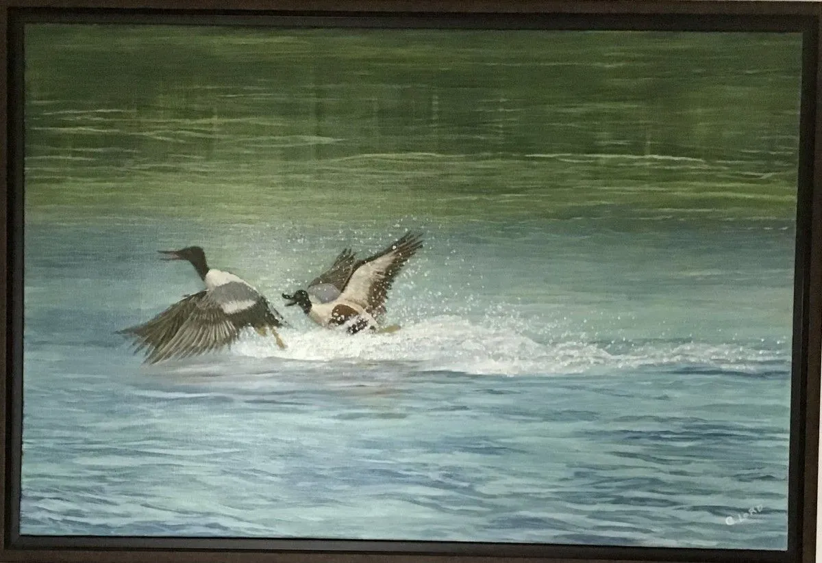 Les Joyeux Canards, œuvre de Ginette Lord