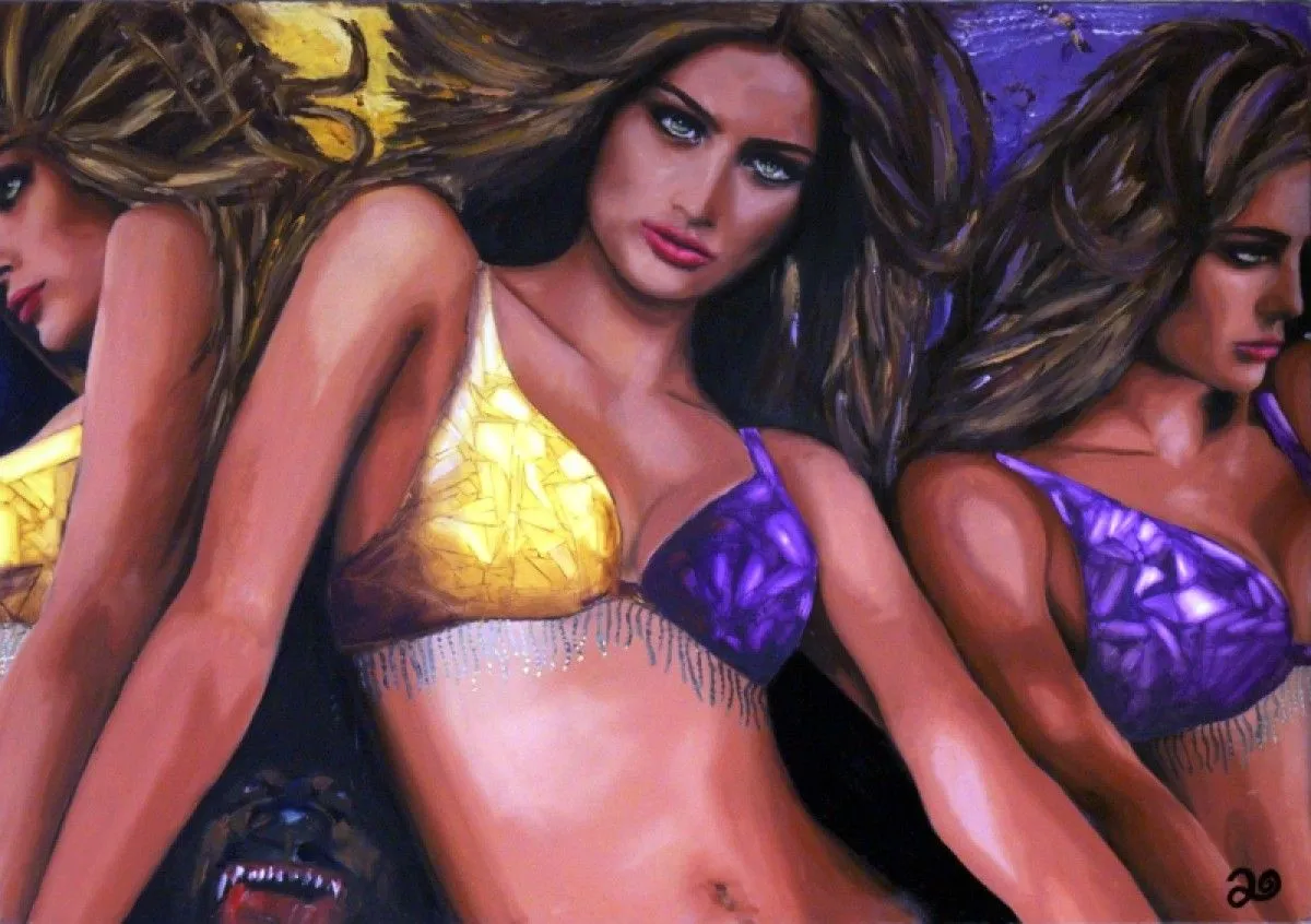DONOT - Oil painting, œuvre de Luna Galla