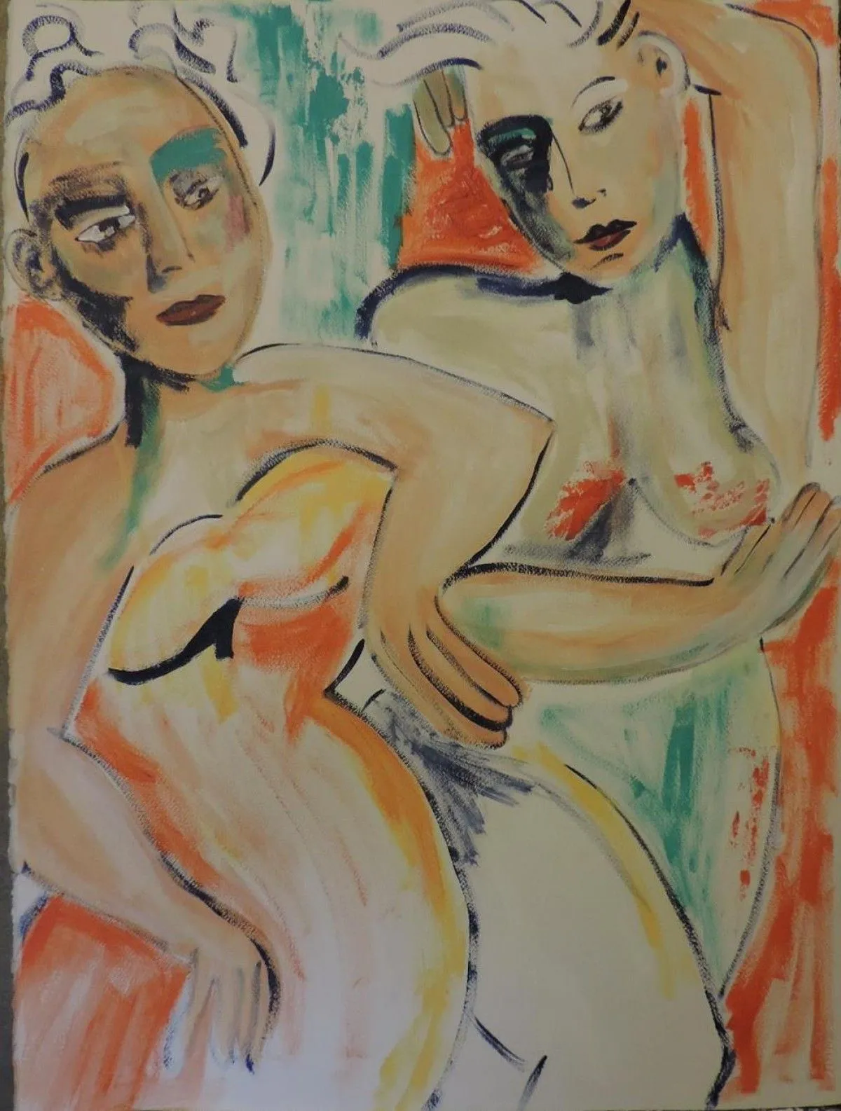 Girlfriends no. 56, artwork by nancy denommee