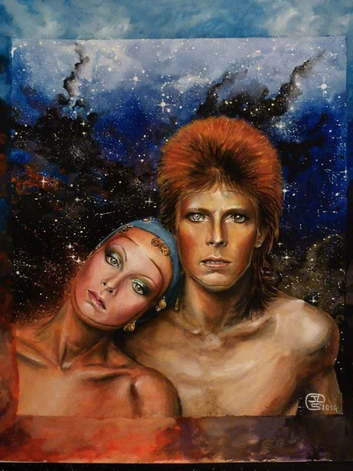 Bowie Pinups, œuvre de Jean Louis