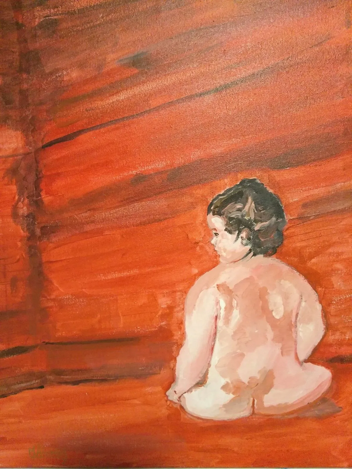 My little nephew Logan, œuvre de Miguel Alvarez