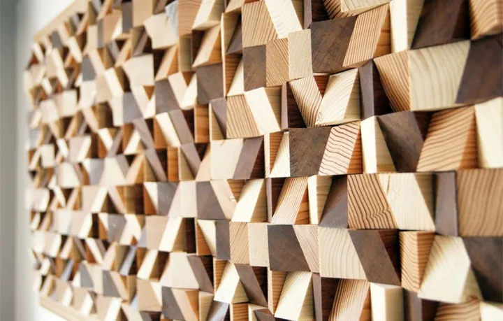 DECORATIVE WALL PANEL, œuvre de Wood Blocker