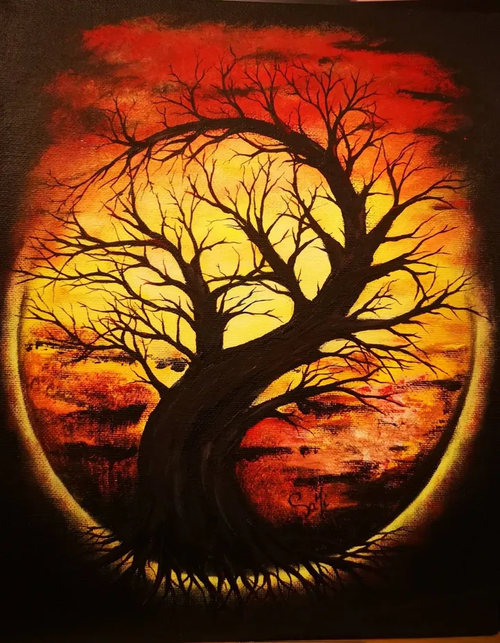 Symboles n°9, artwork by Saouti Mina
