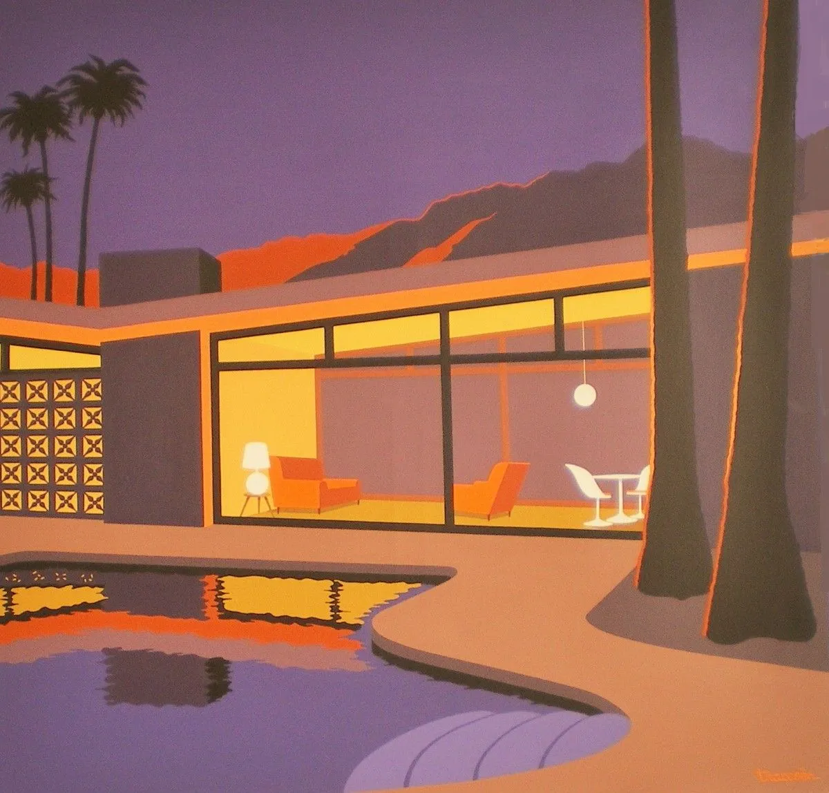 Palm Springs 2, artwork by Thierry Traccoën