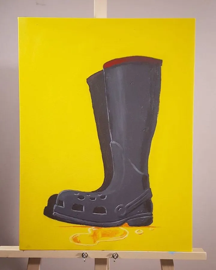 Crocs de pine, œuvre de Yan Thériault