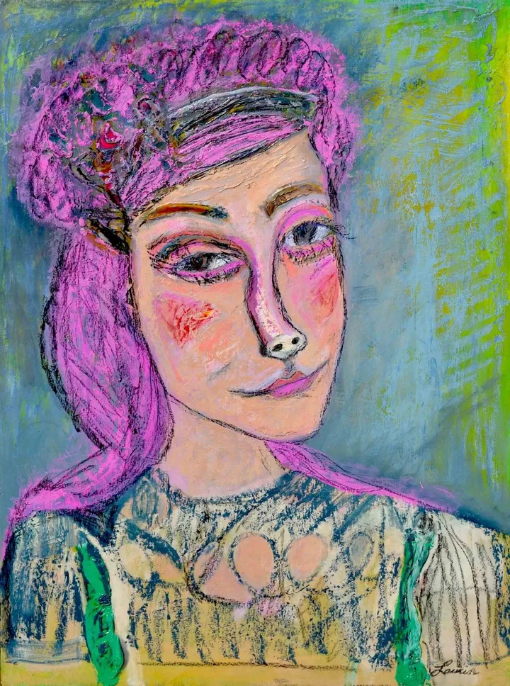 pink Lady, œuvre de Nicole Laurin
