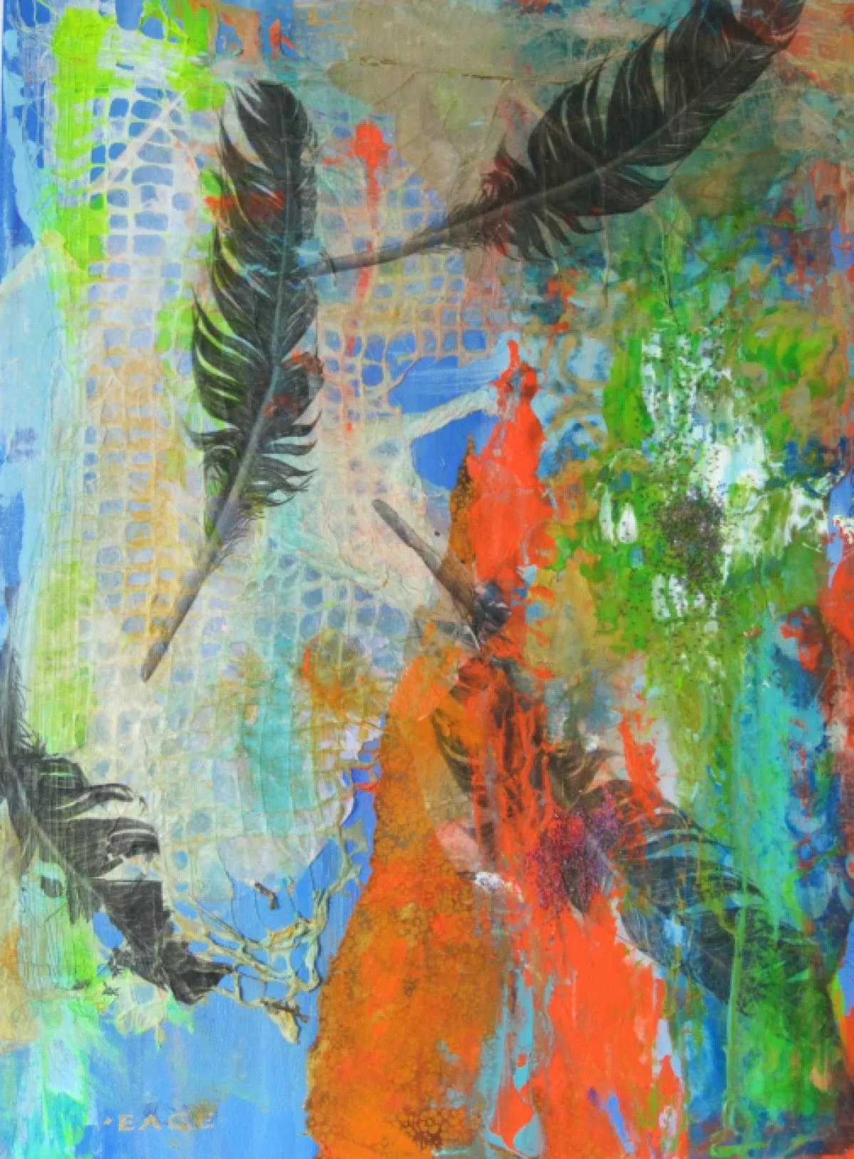PEACEFULLNESS 1, œuvre de Olga Polstvin