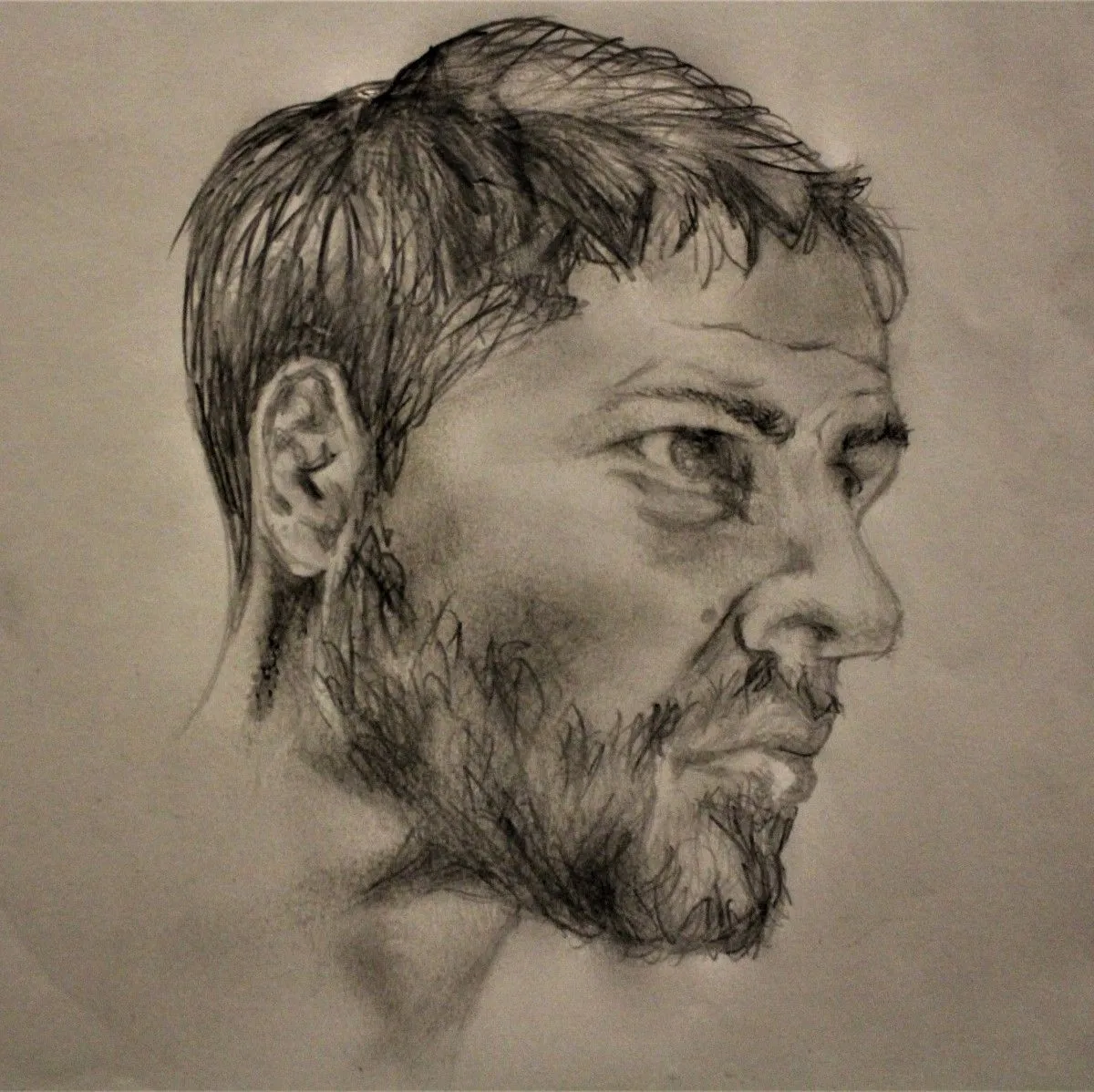 Autoportrait, artwork by Thibault De Man