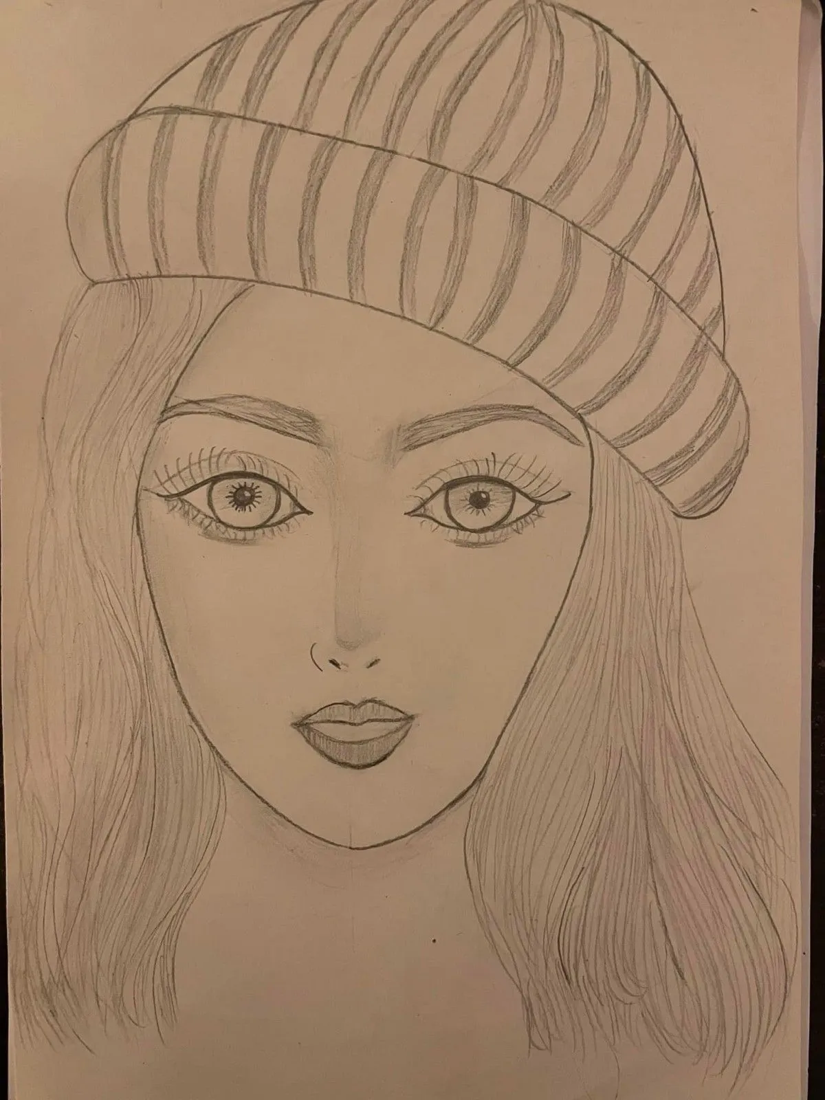 Google girl from 1960, artwork by Laura Ilie