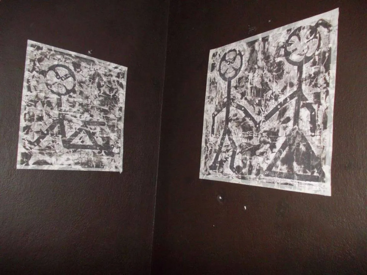 "Waiting" and "The couple", artwork by Avdor Kodhima