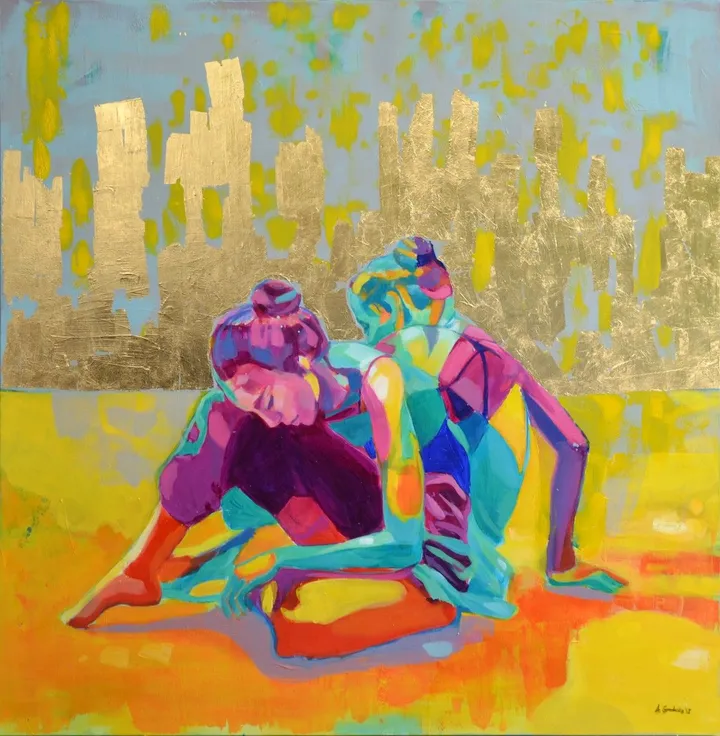 Taniec (Dance), œuvre de Anna Gozdecka