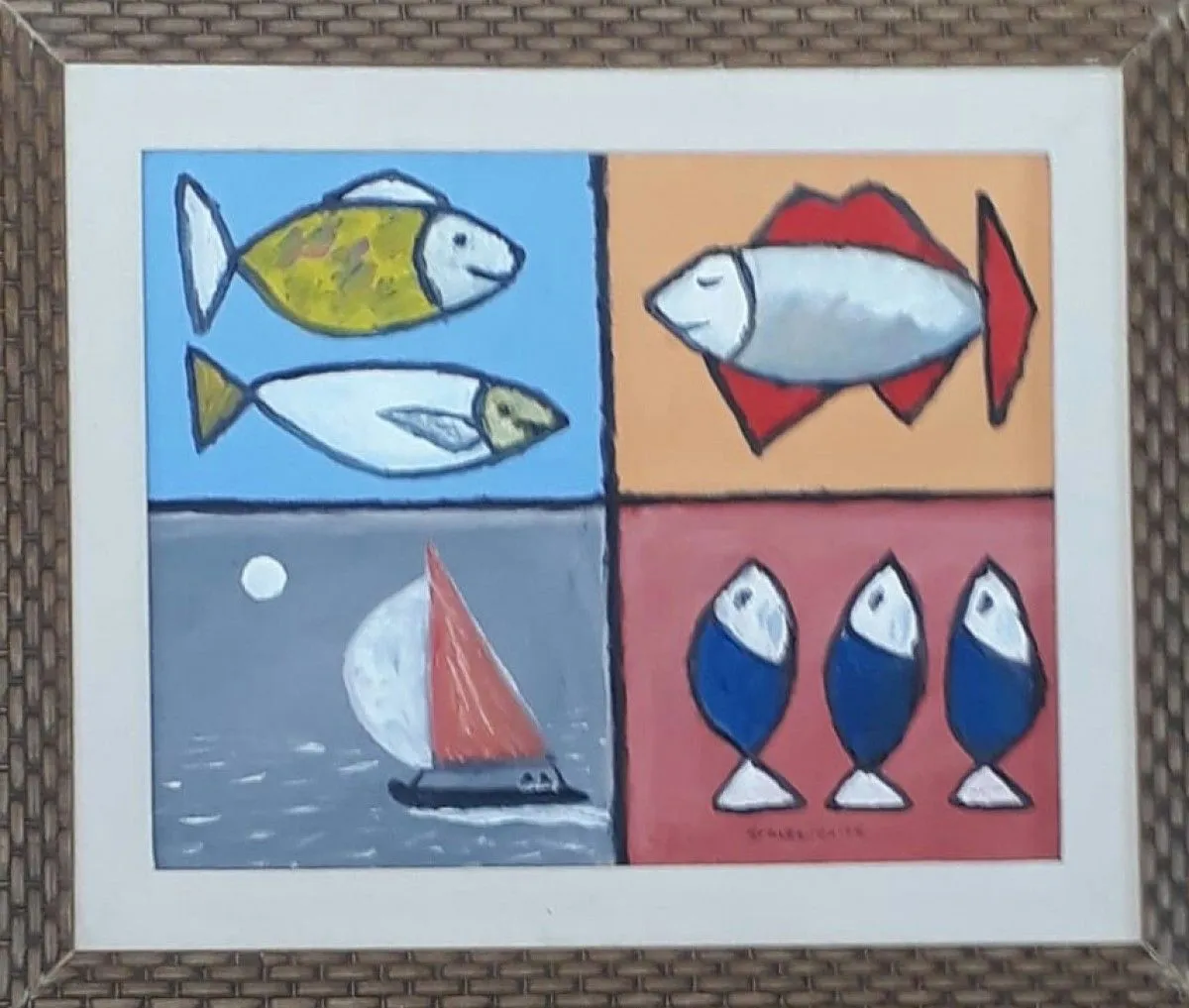 Happy fish, œuvre de Stankevicaite .