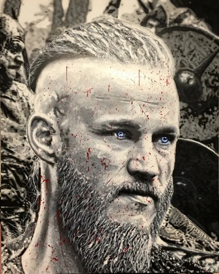 Ragnar Lothbrok, œuvre de fred Trudel