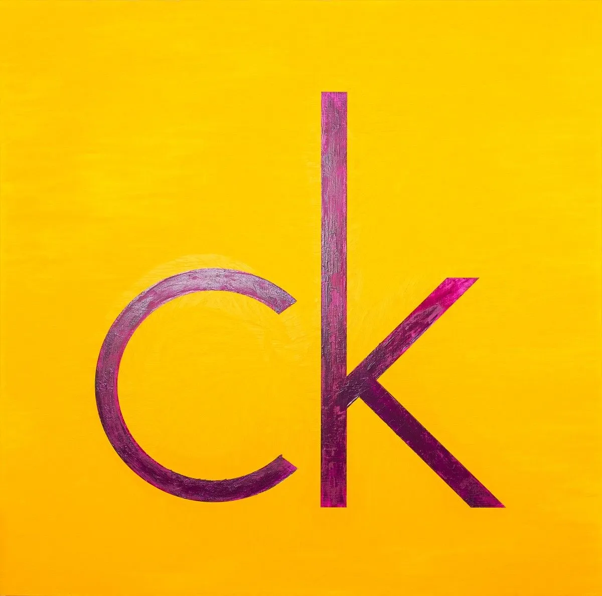 Purple Calvin In Yellow, œuvre de Logic Leopard
