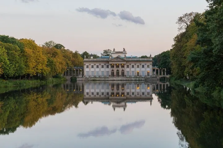Lazienki Palace, artwork by Dancho Atanasov