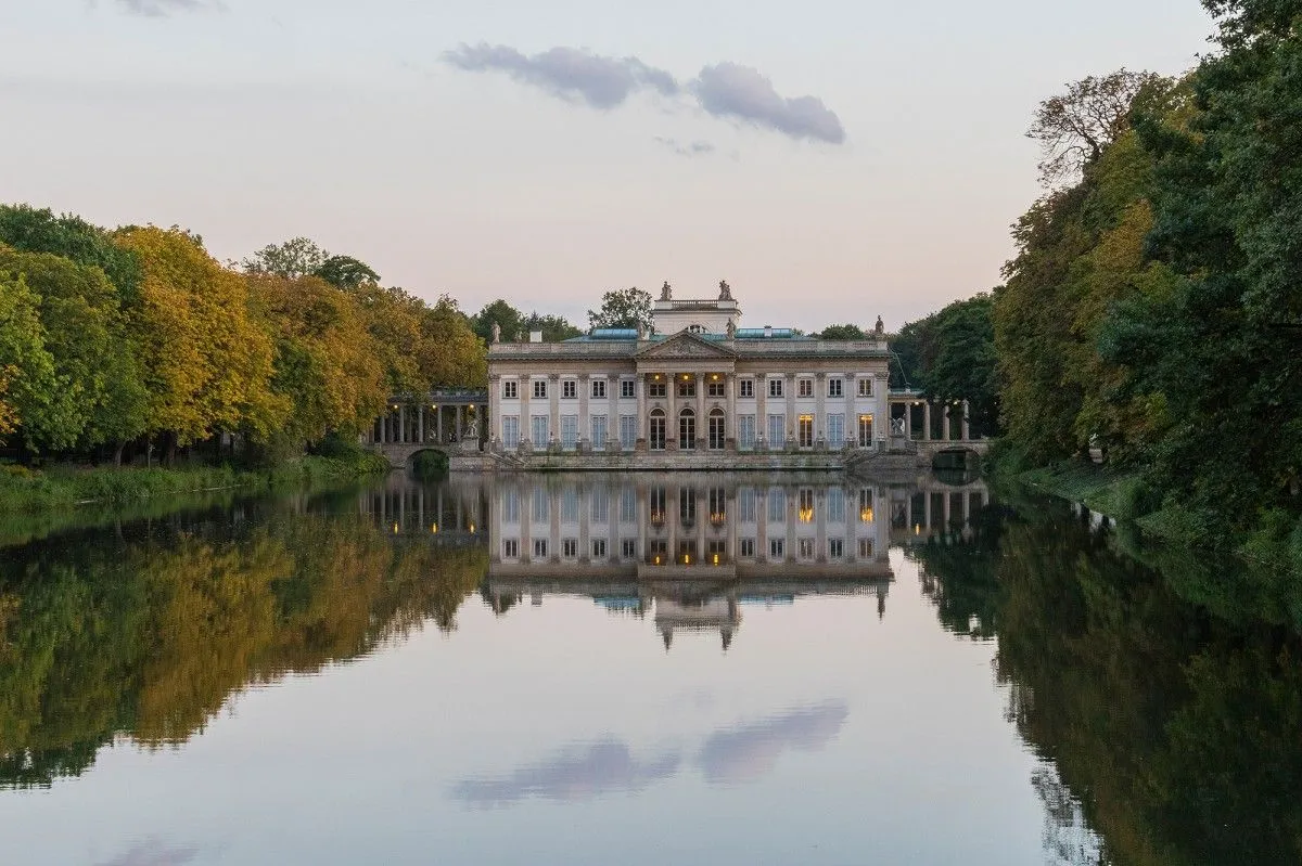 Lazienki Palace, artwork by Dancho Atanasov