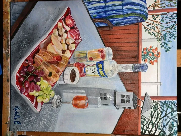 Aperol at 296, œuvre de Rachelle Beaudry