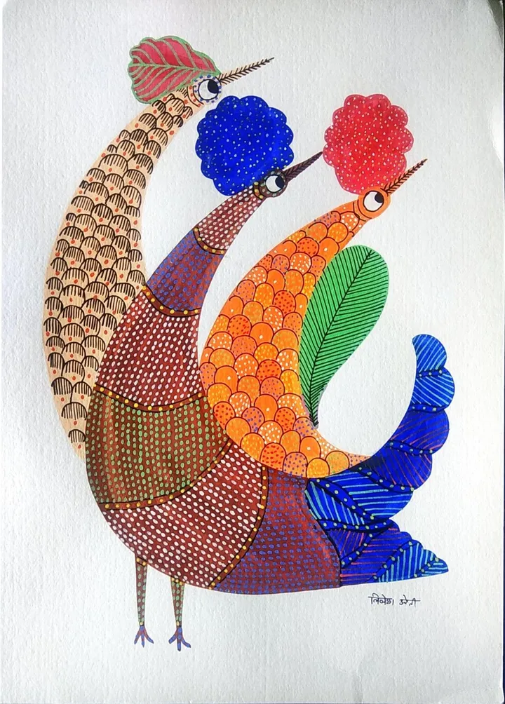 Crazy birds, œuvre de Tejas