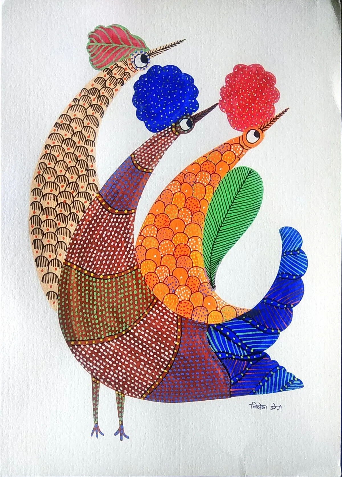Crazy birds, œuvre de Tejas