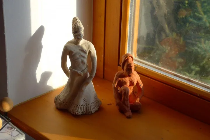 Sufi and Priestess (Our Marriage), œuvre de Agnes Fodor