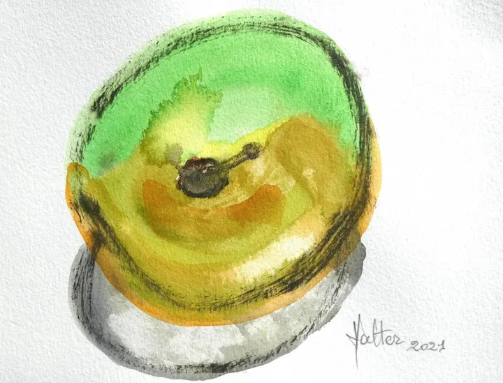 Pomme verte, artwork by Alain HALTER