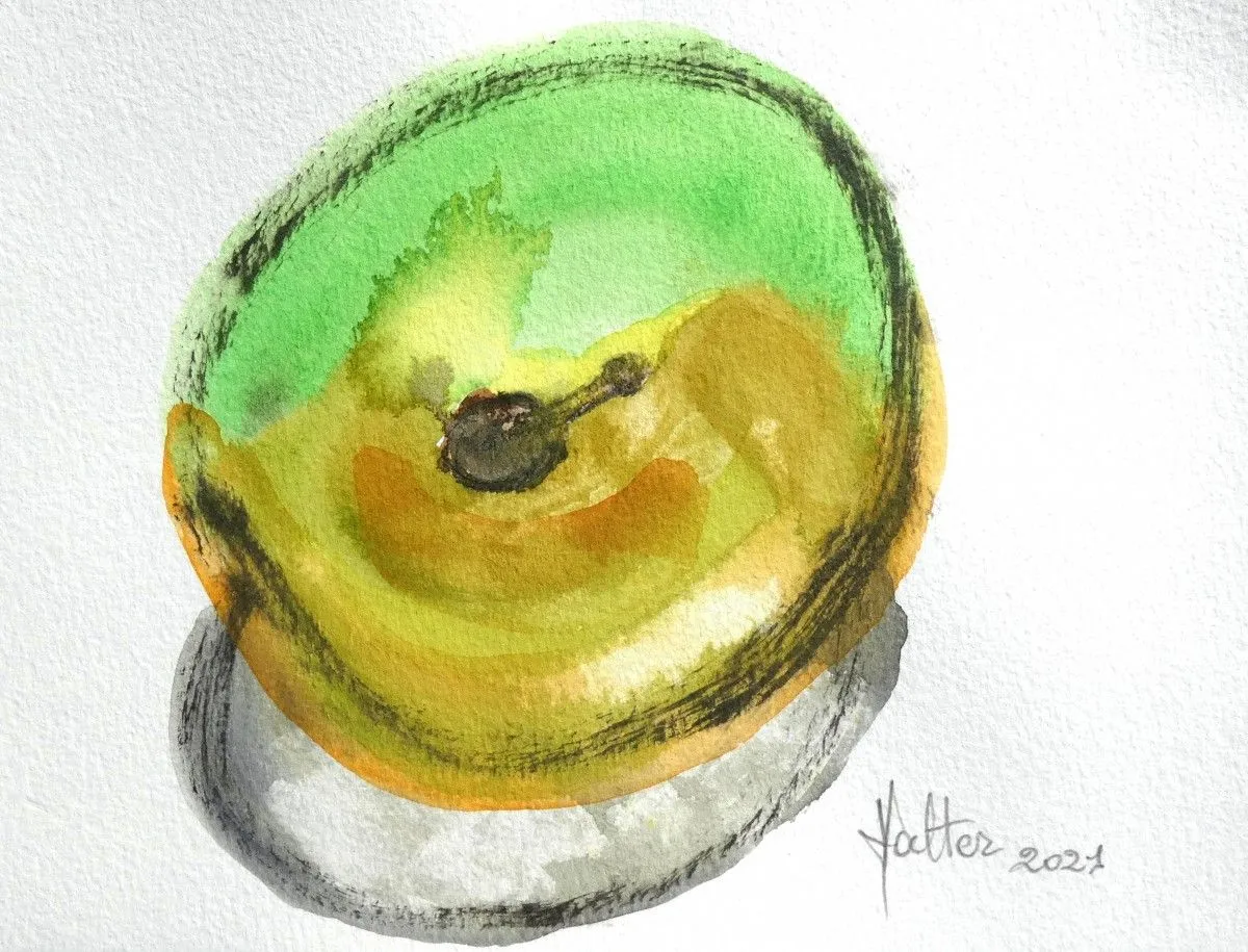 Pomme verte, artwork by Alain HALTER