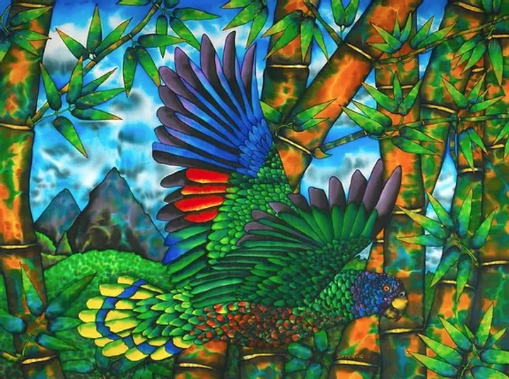 Untamed Saint Lucia, artwork by Daniel Jean-Baptiste