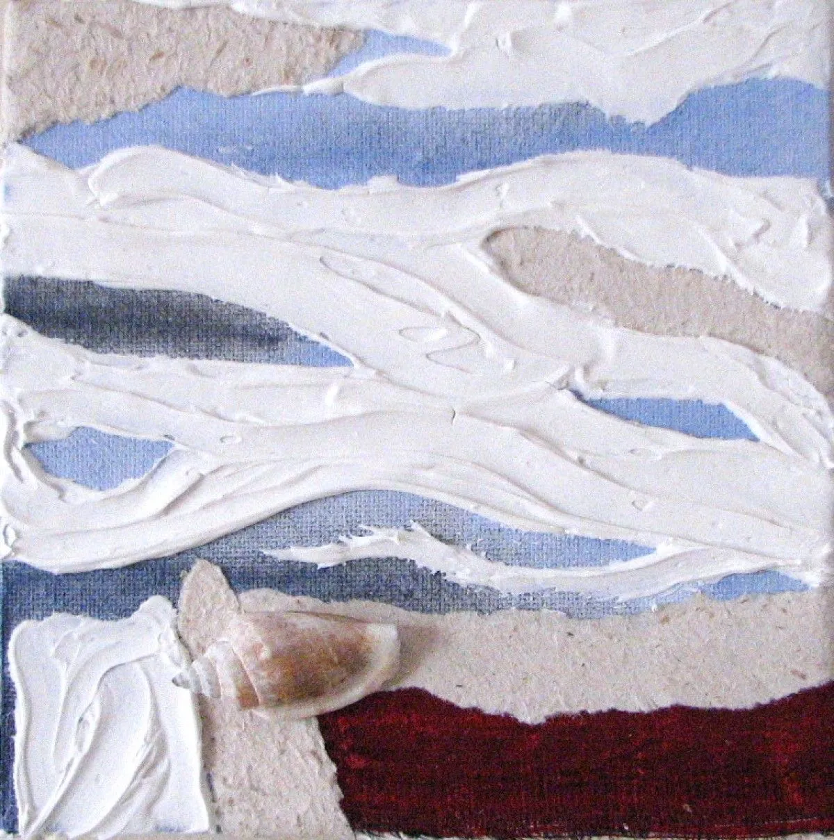 Le bruit des vagues, artwork by Anne-Line Schoovaerts