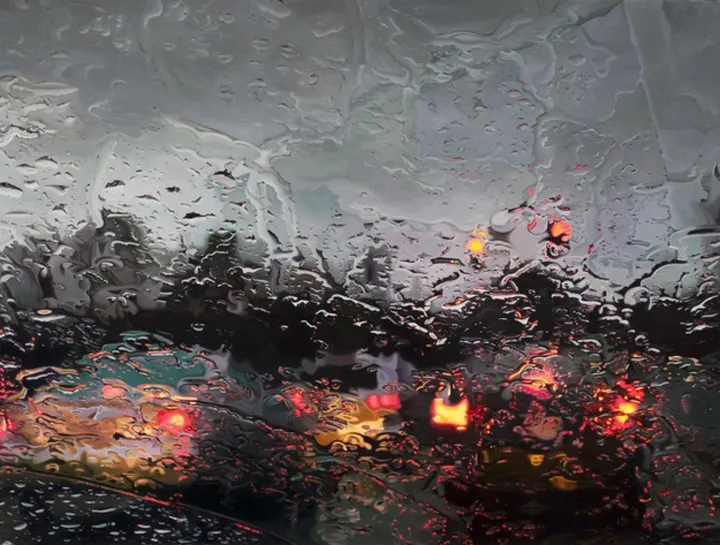 City rain, œuvre de Dragan Lovrenovic