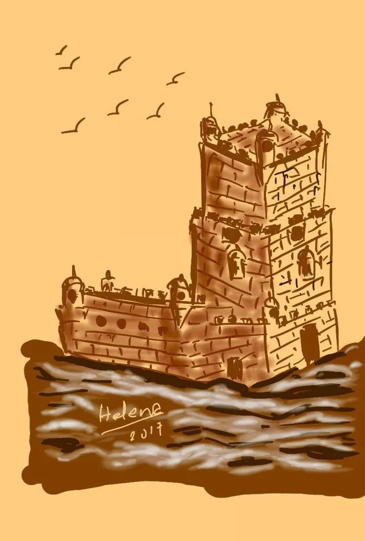 Lisbon Belem Tower, œuvre de Maria Santos