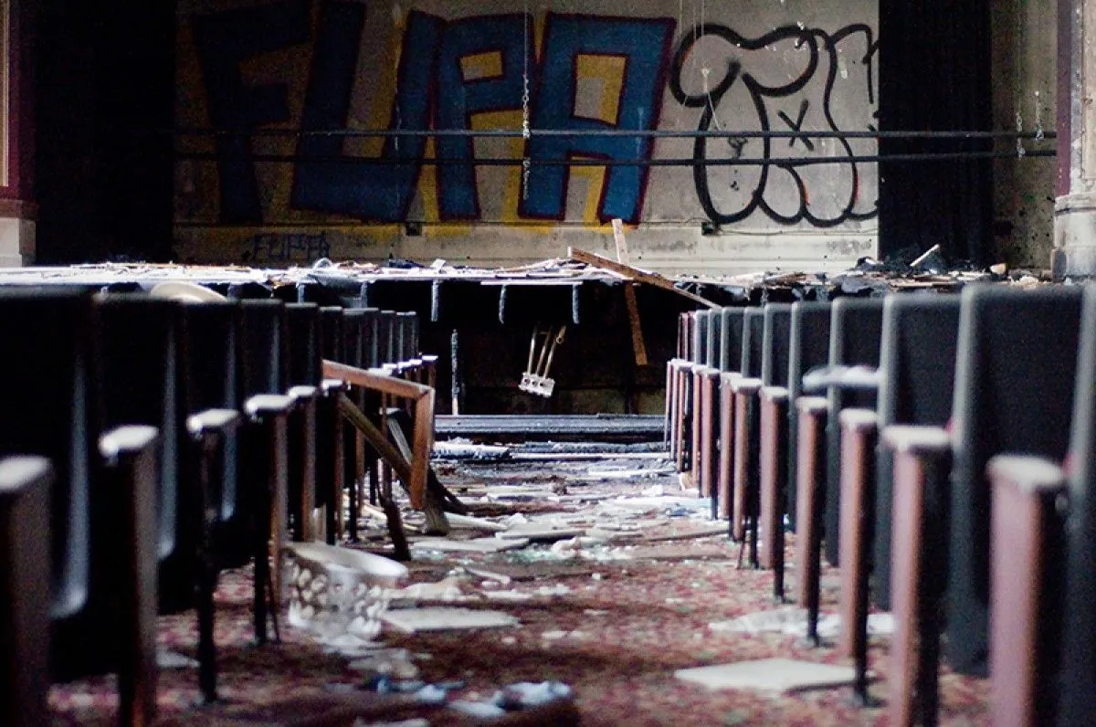 Southwestern Highschool, artwork by Marianne Deschênes