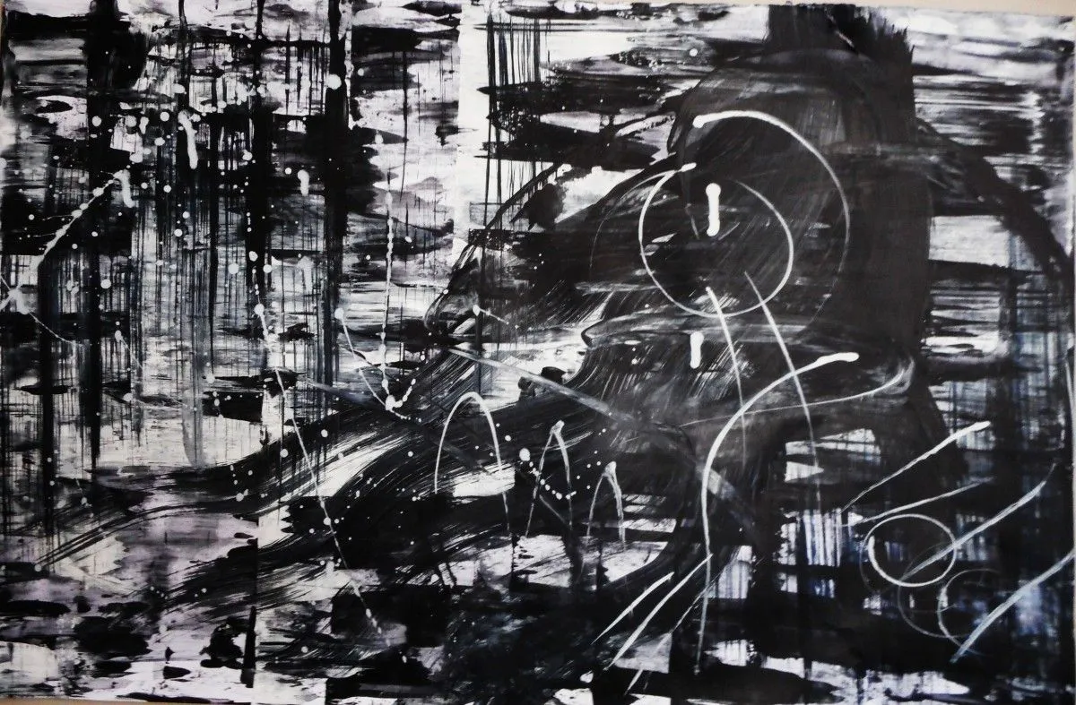 Spontaneous black and white series, œuvre de lilian cavero