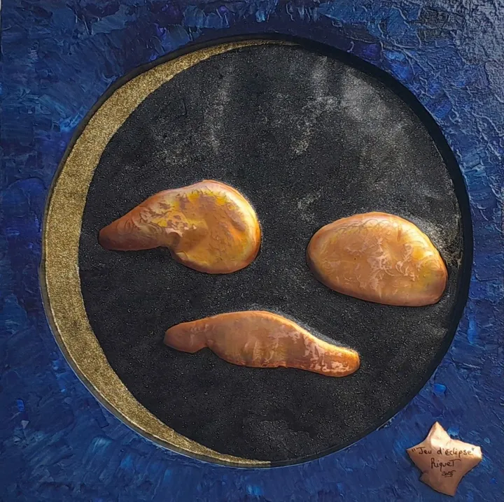 " Jeu d'éclipse ", artwork by Faure Riquet