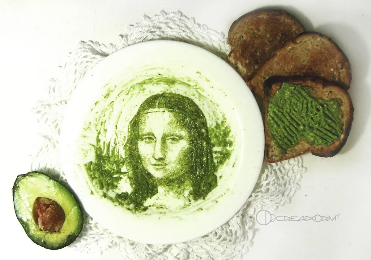 Avocado drawings, œuvre de Boris Toledo Doorm