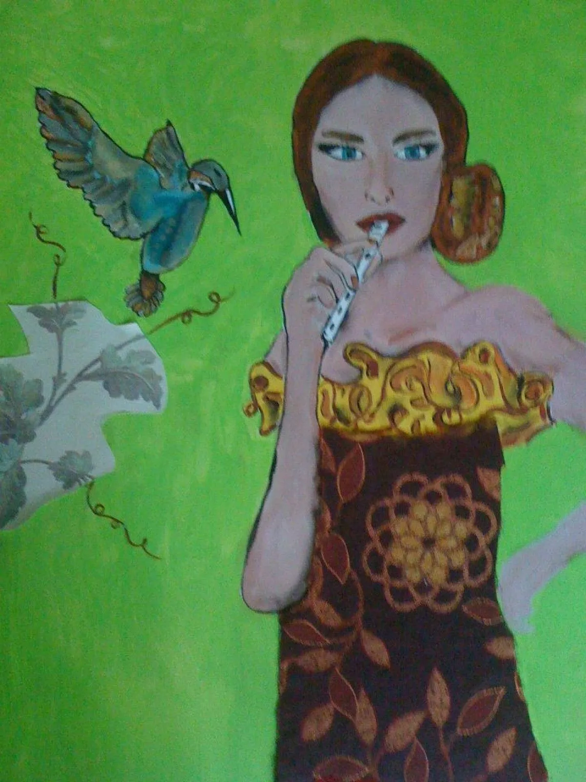 Déesse au colibri, œuvre de Karine Tremblay