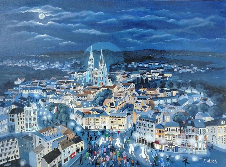 Chartres en Lumière, œuvre de Edith Micheli