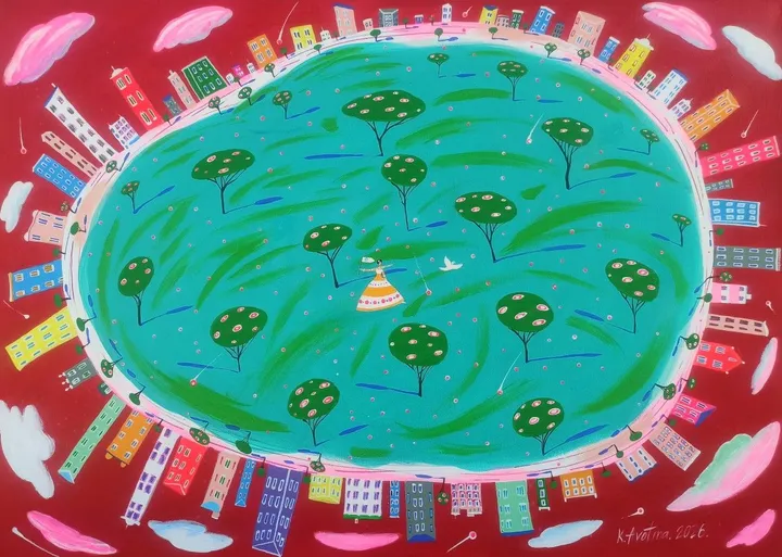 One World One Hope, artwork by Katrina Avotina