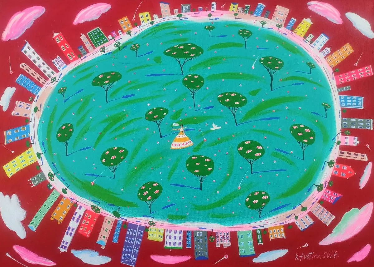 One World One Hope, artwork by Katrina Avotina